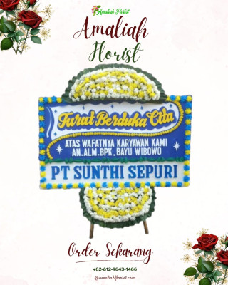 Papan Bunga Duka di Kaliagung