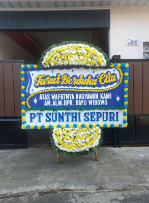Papan Bunga Duka di Kaliagung