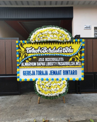 Papan Bunga Duka di Kaliagung